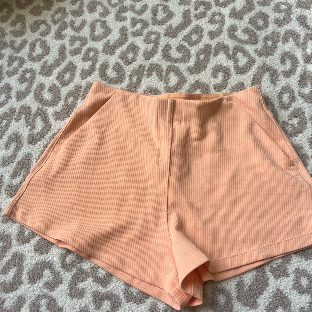 Lulu ribbed softstreme shorts